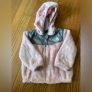 North Face hooded fleece